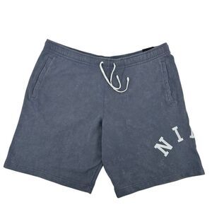 Nike Shorts Mens XXL‎ Washed Armory Blue Pockets Active Knee Length Sports Gym